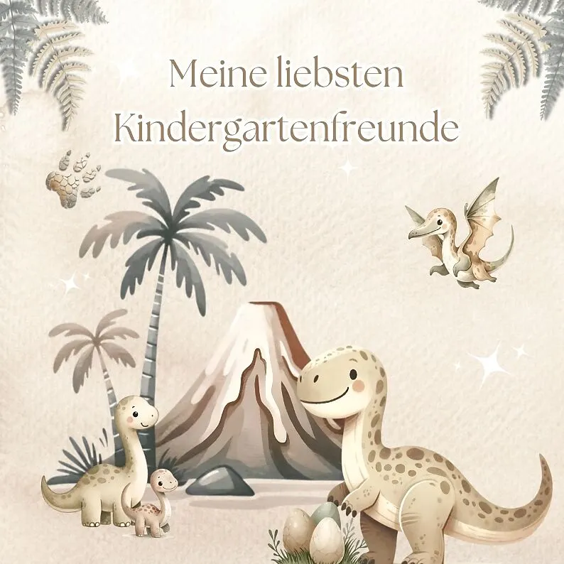 Meine liebsten Kindergartenfreunde - Dinosaurier