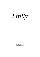 Kartonierter Einband Emily von Carl Geiger