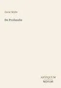 Kartonierter Einband De Profundis von Oscar Wilde