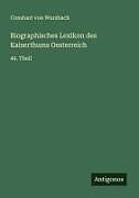 Biographisches Lexikon des Kaiserthums Oesterreich