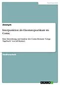 E-Book (pdf) Interpunktion als Onomatopoetikum im Comic von Anonym