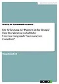 E-Book (pdf) Die Bedeutung der Psalmen in der Liturgie. Eine liturgiewissenschaftliche Untersuchung nach "Sacrosanctum Concilium" von Martin de Germareskauuensis