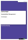 E-Book (pdf) Sustainability Management von Andreas Nagel
