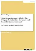 E-Book (pdf) Congruence des valeurs & leadership. L'impact des hiérarchies des valeurs sur le leadership transformationnel von Fabian Hoppe