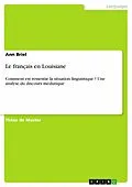 E-Book (pdf) Le français en Louisiane von Ann Briel