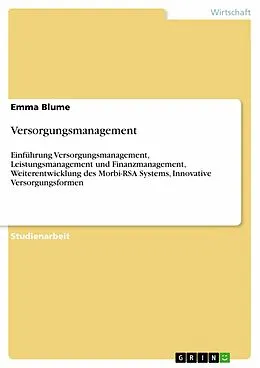 E-Book (pdf) Versorgungsmanagement von Emma Blume