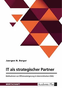 E-Book (pdf) IT als strategischer Partner. Maßnahmen zur Effizienzsteigerung in österreichischen KMU von Juergen N. Berger