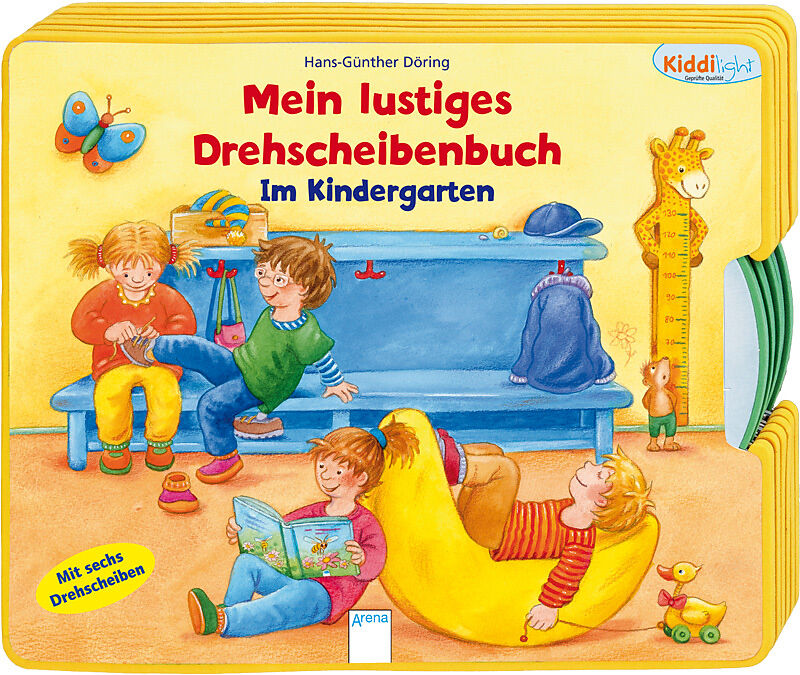 Mein lustiges Drehscheibenbuch - Im Kindergarten