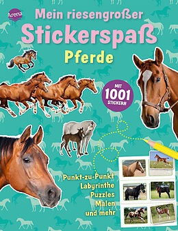 Kartonierter Einband Mein riesengroßer Stickerspaß. Pferde von Mel Plehov