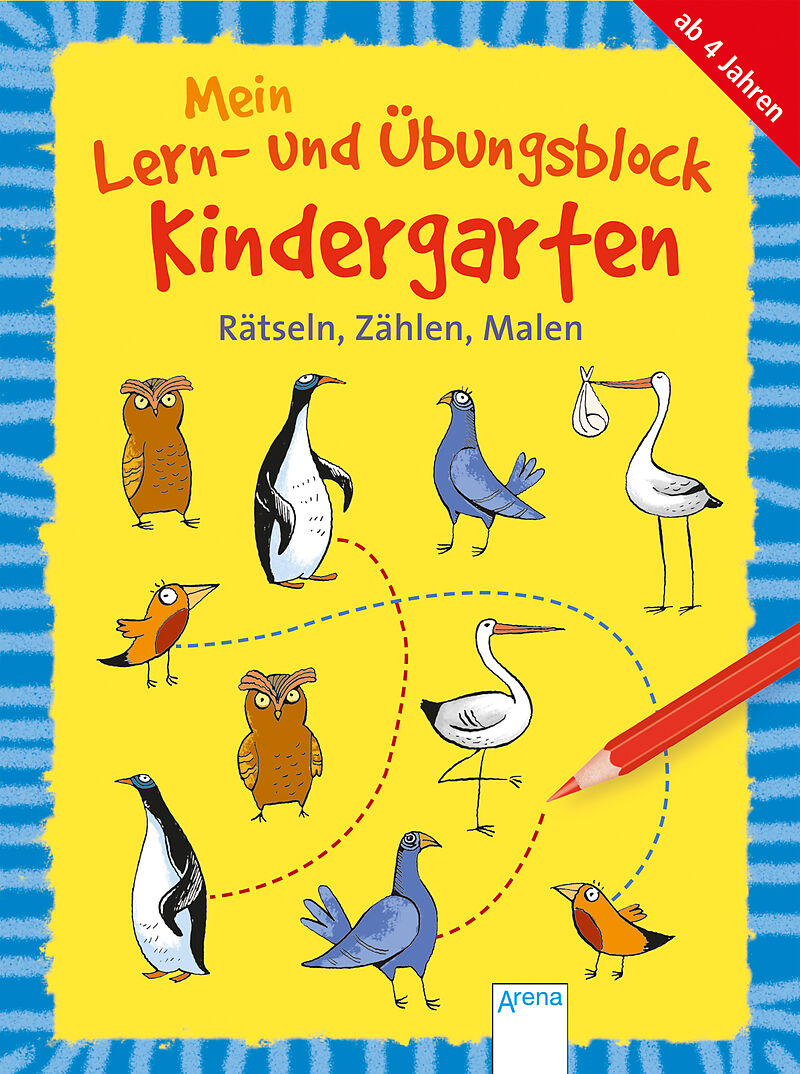 Mein Lern- und Übungsblock Kindergarten. Rätseln, Zählen, Malen