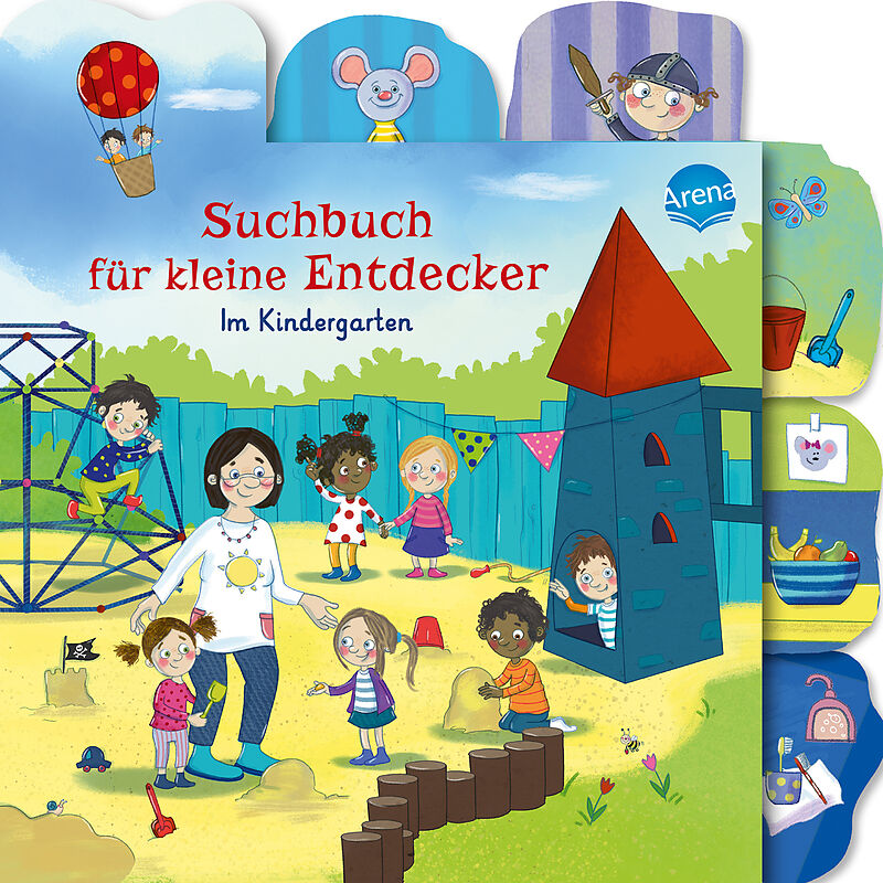 Suchbuch für kleine Entdecker. Im Kindergarten