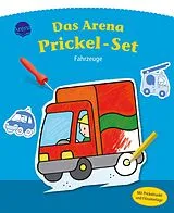 Kartonierter Einband Das Arena Prickel-Set. Fahrzeuge von Anita Engelen