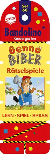 Kartonierter Einband Benno Biber. Rätselspiele von Bärbel Müller