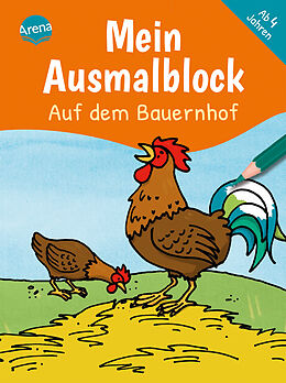 Paperback Mein Ausmalblock. Auf dem Bauernhof von Birgitta Nicolas