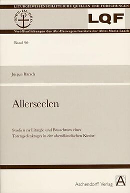 Kartonierter Einband Allerseelen von Jürgen Bärsch