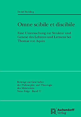 Kartonierter Einband Omne scibile est discibile von Detlef Rohling