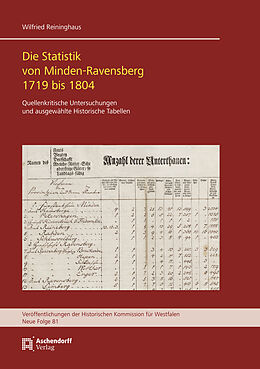 Fester Einband Die Statistik von Minden-Ravensberg 1719-1804 von Wilfried Reininghaus