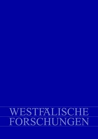 Westfälische Forschungen, Band 60-2010