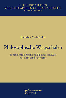 Kartonierter Einband Philosophische Waagschalen von Christiane Bacher