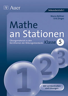 Geheftet Mathe an Stationen 5 von Marco Bettner, Erik Dinges