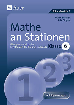 Geheftet Mathe an Stationen 6 von Marco Bettner, Erik Dinges