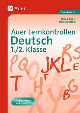 Geheftet Auer Lernkontrollen Deutsch, Klasse 1/2 von Jasmin Boller, Heike Jauernig