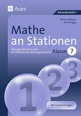Geheftet Mathe an Stationen 7 von Marco Bettner, Erik Dinges