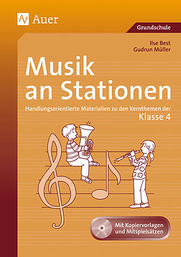 Kartonierter Einband (Kt) Musik an Stationen 4 von Ilse Best, Gudrun Müller