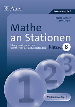 Geheftet Mathe an Stationen 8 von Marco Bettner, Erik Dinges