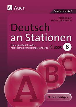 Geheftet Deutsch an Stationen 8 von Verena Euler, Heinz-Lothar Worm