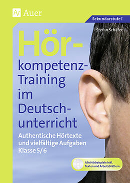 Geheftet Hörkompetenz-Training im Deutschunterricht von Stefan Schäfer