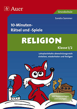 Agrafé Spielerischer Lernspaß Religion 1./2. Klasse de Sandra Sommer