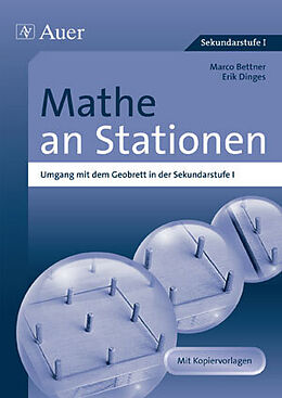 Geheftet Mathe an Stationen: Umgang mit dem Geobrett von Marco Bettner, Erik Dinges