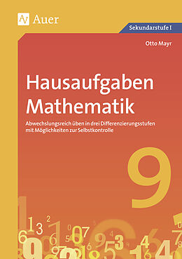 Geheftet Hausaufgaben Mathematik Klasse 9 von Otto Mayr