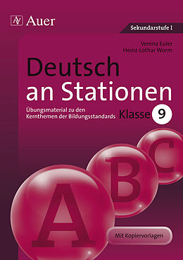 Geheftet Deutsch an Stationen 9 von Verena Euler, Heinz-Lothar Worm