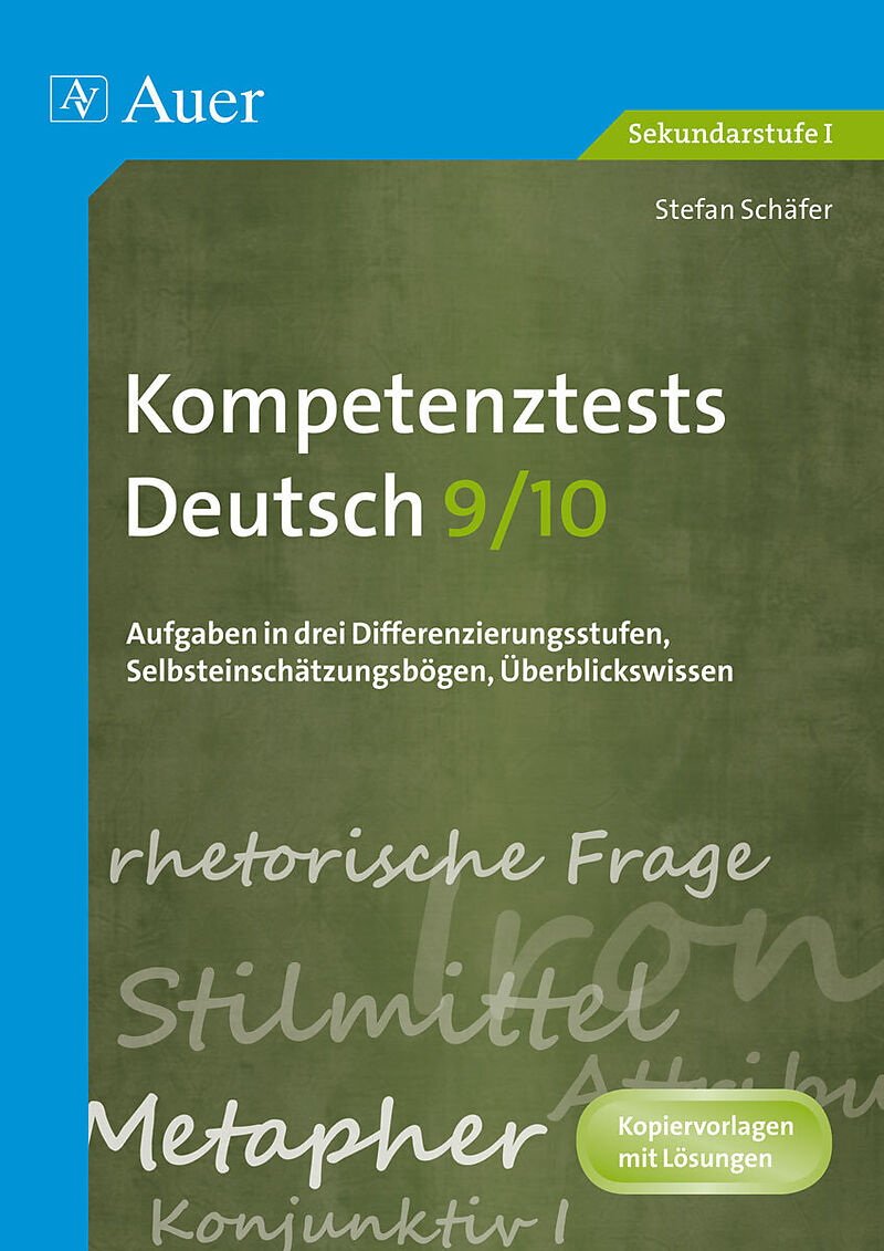 Kompetenztests Deutsch, Klasse 9/10