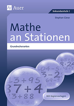 Geheftet Mathe an Stationen Spezial Grundrechenarten 5-6 von Stephan Giese