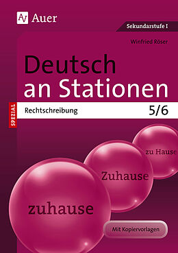 Geheftet Deutsch an Stationen spezial Rechtschreibung 5-6 von Winfried Röser