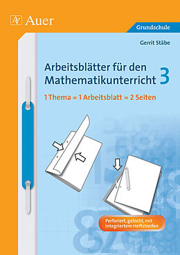 Kartonierter Einband (Kt) Arbeitsblätter für den Mathematikunterricht 3 von Stäbe, Gerrit