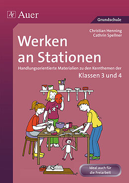 Geheftet Werken an Stationen 3/4 von Christian Henning, Cathrin Spellner