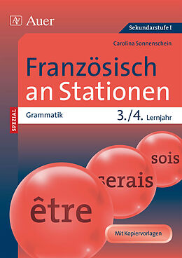 Geheftet Französisch an Stationen SPEZIAL Grammatik Lj. 3-4 von Carolina Sonnenschein