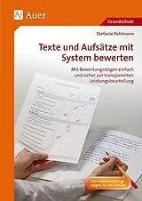 Geheftet Texte und Aufsätze mit System bewerten von Stefanie Pohlmann
