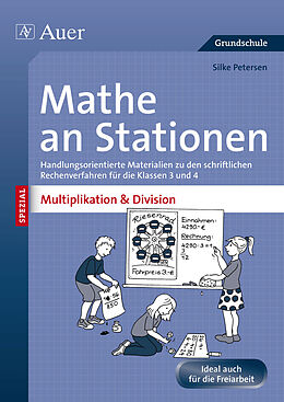 Geheftet Mathe an Stationen Multiplikation &amp; Division 3-4 von Silke Petersen