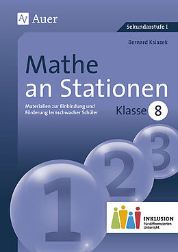 Geheftet Mathe an Stationen 8 Inklusion von Bernard Ksiazek