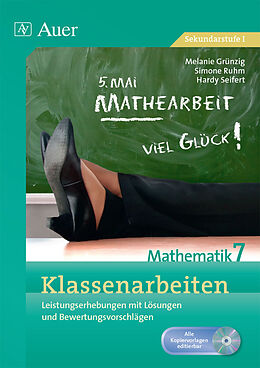 Geheftet Klassenarbeiten Mathematik 7 von Melanie Grünzig, Simone Ruhm, Hardy Seifert