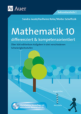 Geheftet (Geh) Mathematik 10 differenziert u. kompetenzorientiert von Sandra Jacob, Karlheinz Rohe, Walter Scheffczik