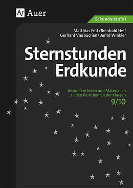 Geheftet Sternstunden Erdkunde 9/10 von M. Fett, R. Helf, G. Vierbuchen
