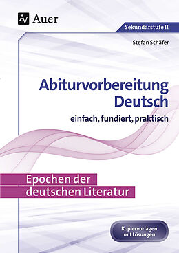 Geheftet Epochen der deutschen Literatur von Stefan Schäfer