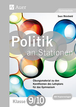 Geheftet Politik an Stationen 9-10 Gymnasium von Sven Weinhold