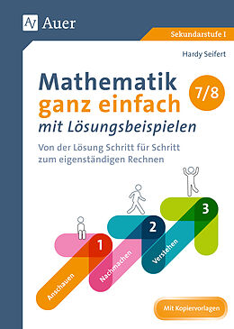 Geheftet Mathematik ganz einfach mit Lösungsbeispielen 7-8 von Hardy Seifert